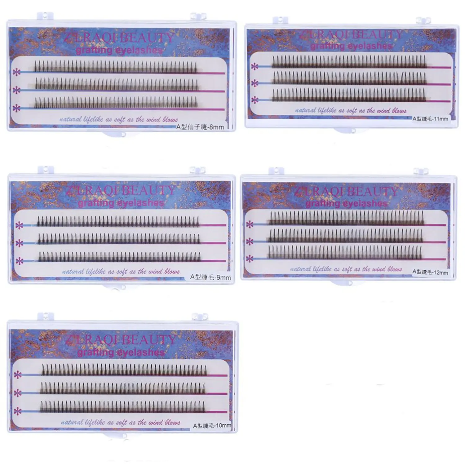 

Bunche Eyelash Extensions Eye Makeup Tools Grafting Individual Eyelashes Premade Volume False Eyelashes Wispy