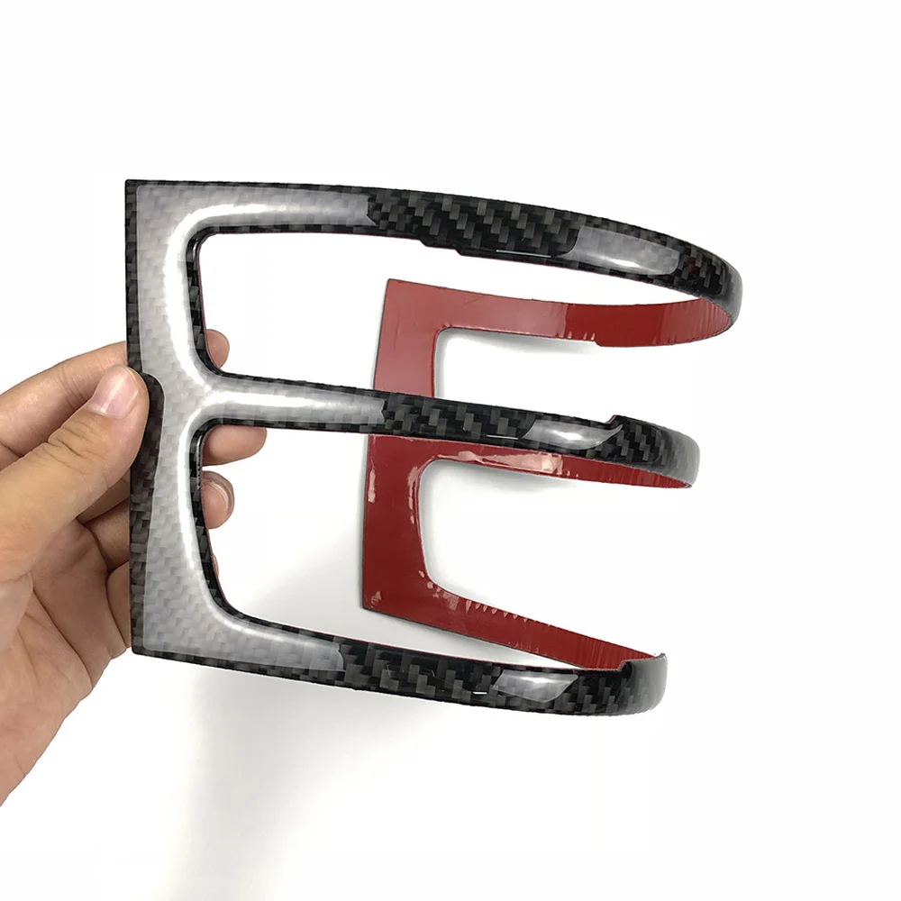 

True Carbon Fiber Car Interior Air Conditioning CD Panel Cover Trim For BMW F20 F21 1 Series 2012-2015 Auto Accessories