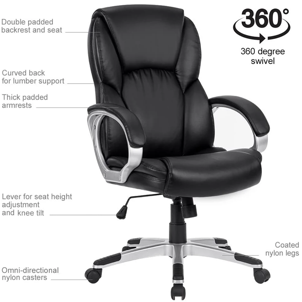 

Adjustable polyurethane plastic metal production PU artificial leather two colors optional new mini office chair [Bulk purchase]