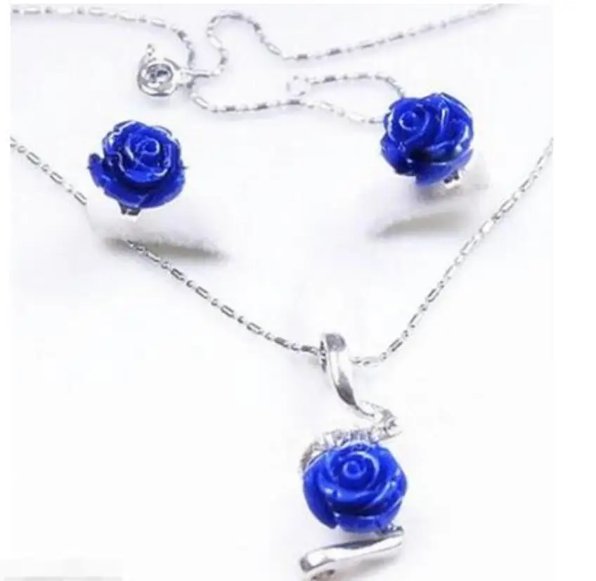 Оптовая цена 16 Новинка + Красивые 12 мм серьги ручной работы с синим лазуритом и