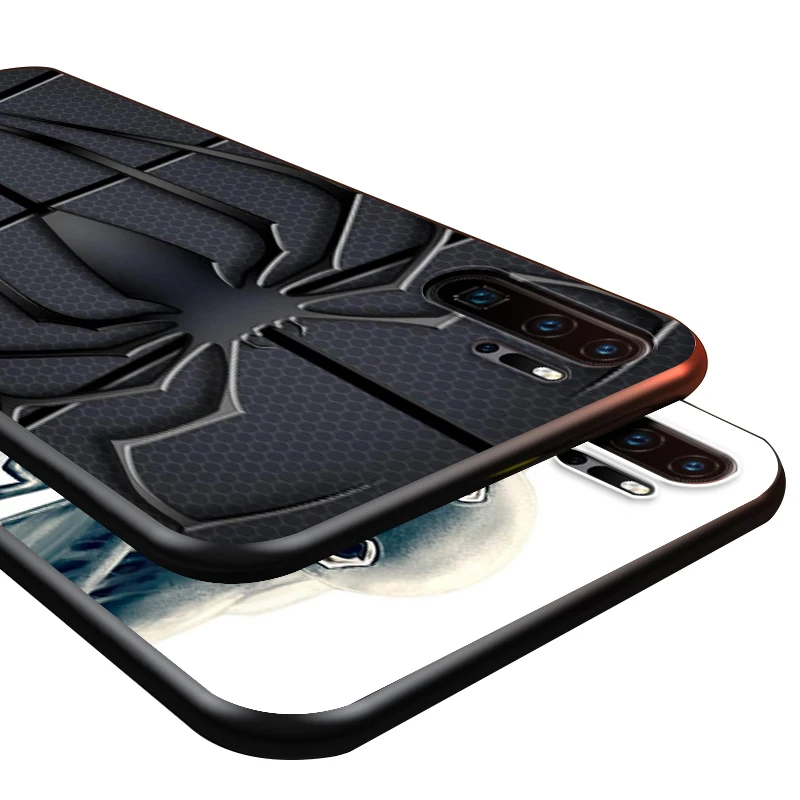 

Marvel venom spider man For Huawei P8 P9 P10 P20 P30 P40 P50 Lite E RU Pro 2017 2019 mini TPU Black Phone Case