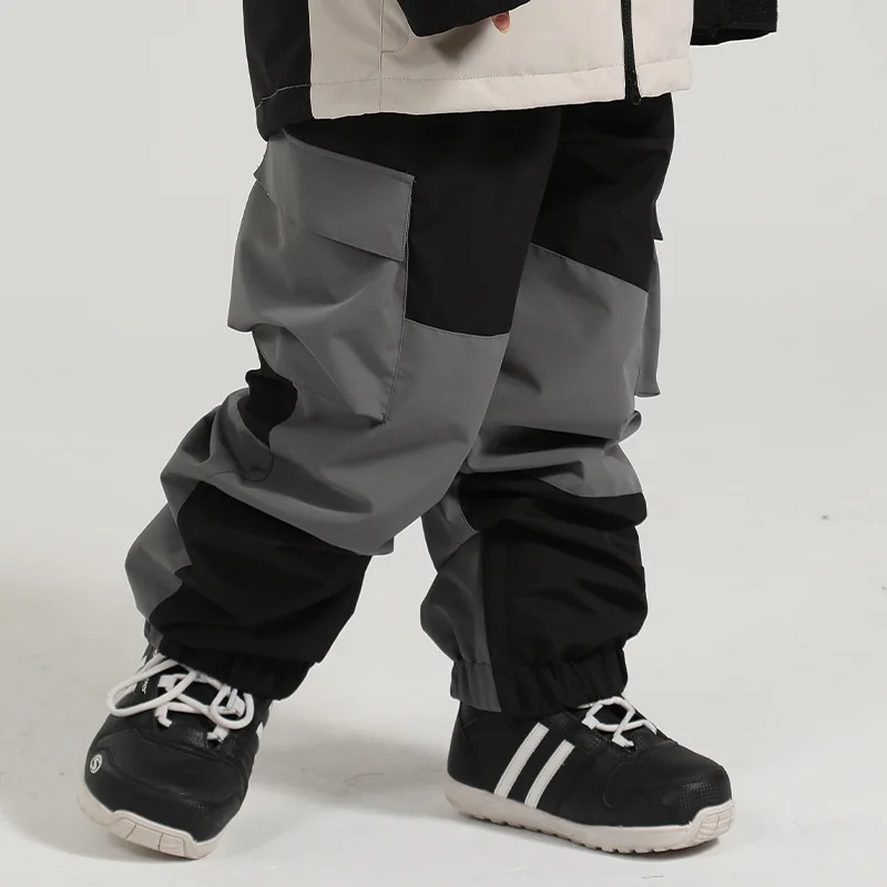 Мужские лыжные брюки женские зимние ветрозащитные водонепроницаемые дышащие
