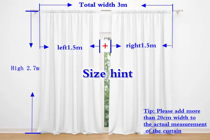 

Customizable any size Seaside Scenery Blue Sky Blackout Curtains Large Window For Living room bedroom Blackout Drapes Sets