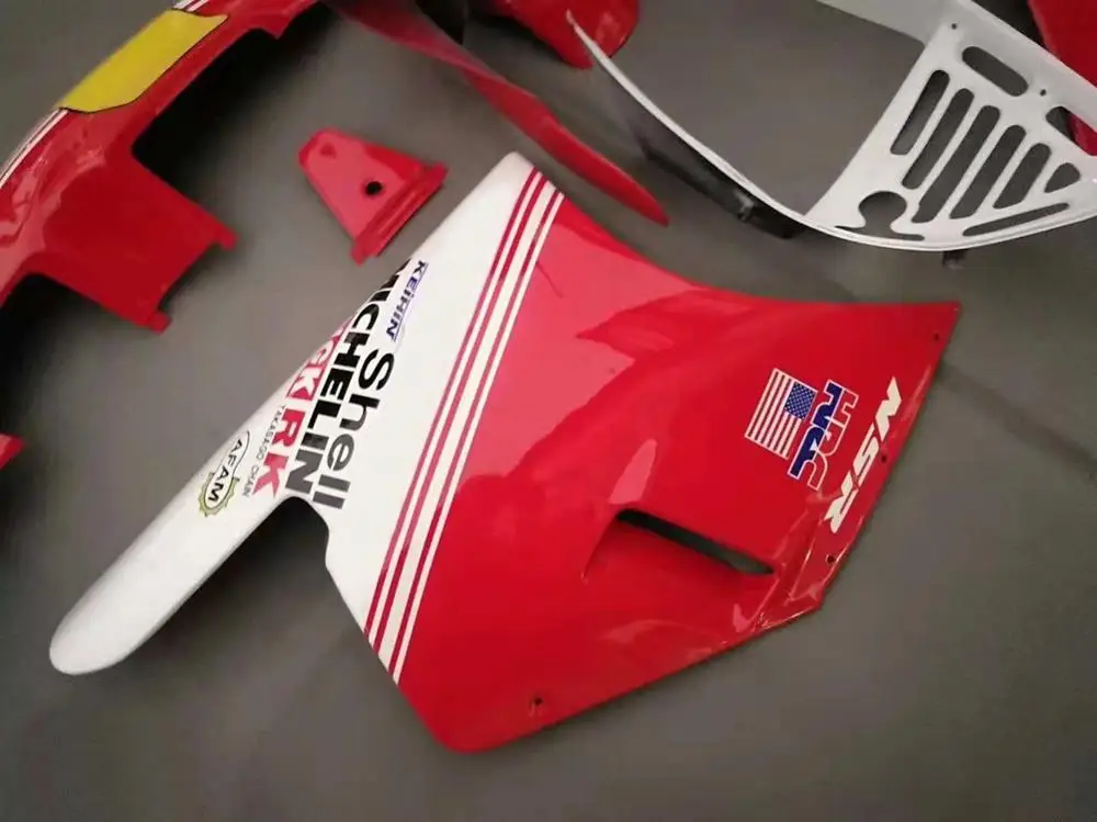 NSR 250R 88 89 обтекатель кузова ковбойская Рама боковая панель крыло для Honda NSR250 NSR250R