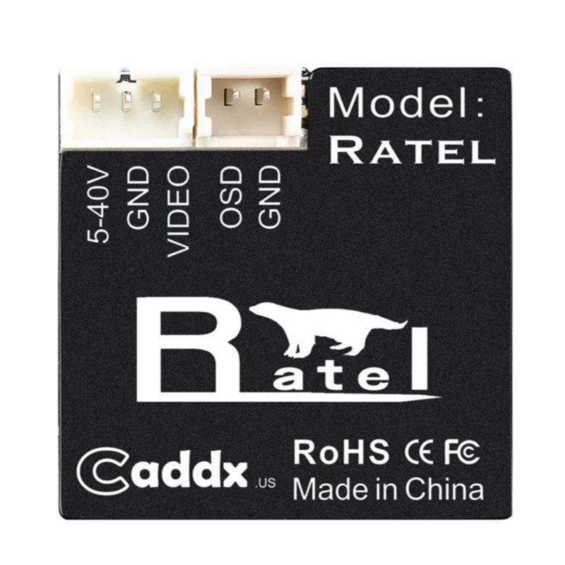 Caddx Ratel 1/1. 8 дюймов Starlight Hdr Osd 1200Tvl Ntsc/Pal 16:9/4:3 переключаемый объектив 2,1 мм Fpv камера для радиоуправляемого дрона(Ratel+ 2,1 мм объектив