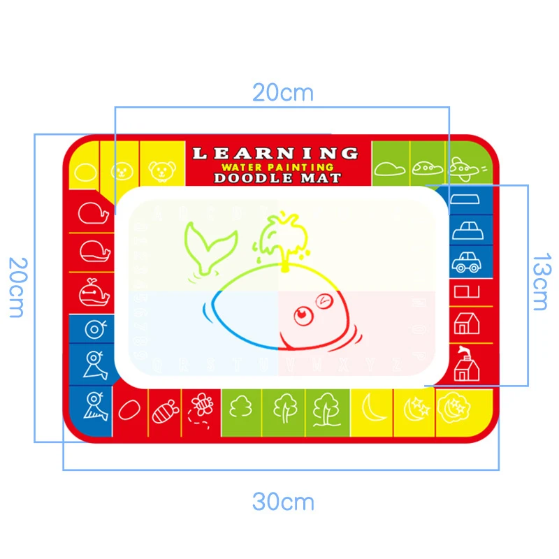 

Drawing Water Mat Cloth with Painting Scribble Pen Water Painting for Kids Early Education Drawing Toy H-best