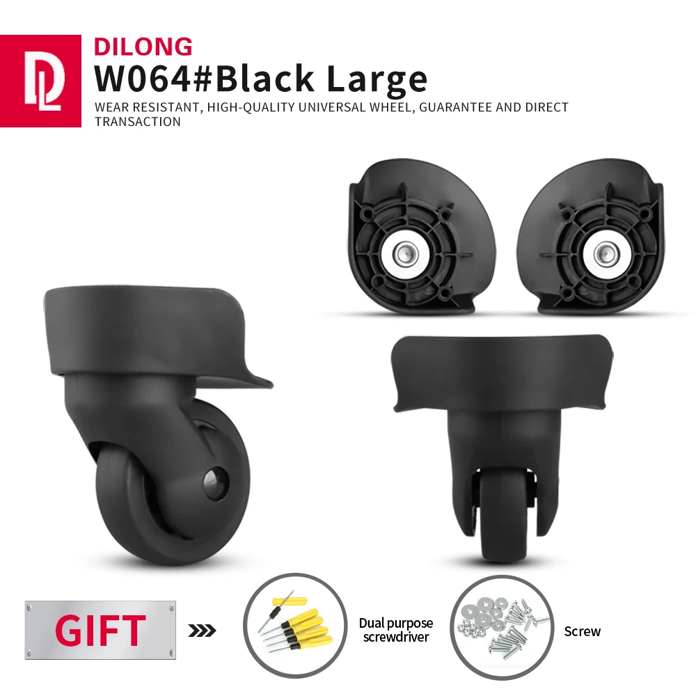 

DILONG Hangsheng A - 65 Trolley luggage wheels accessories universal wheel password roller replacement repair rubber cast-er