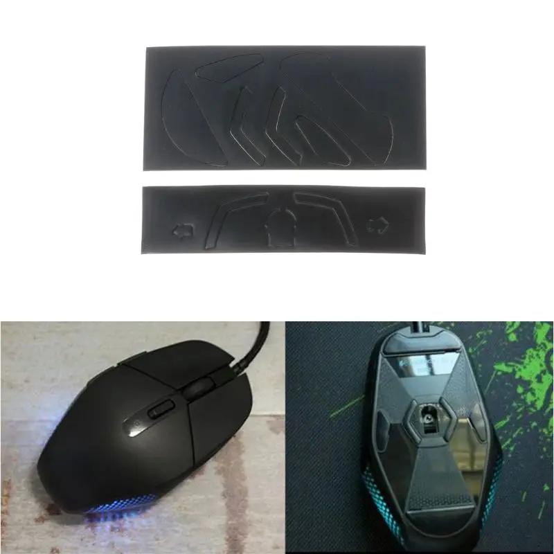 

1 комплект, коньки для мыши с изогнутыми краями 0,6 мм для мыши Logitech G302 G303