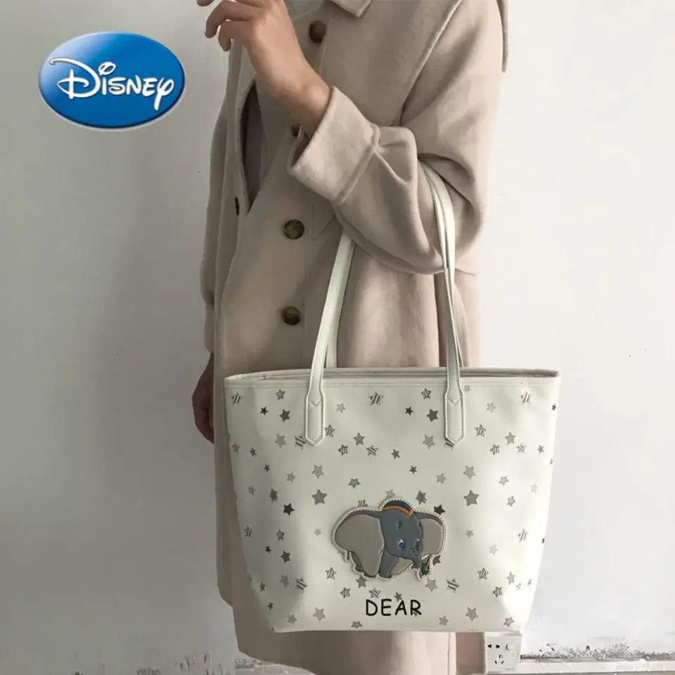 

Disney Bag Mickey Cartoon Print Woman Canvas Shoulder Bag Messenger Bag Handbag Tote Bag Shopping Bag Female Bag Trend In 2021