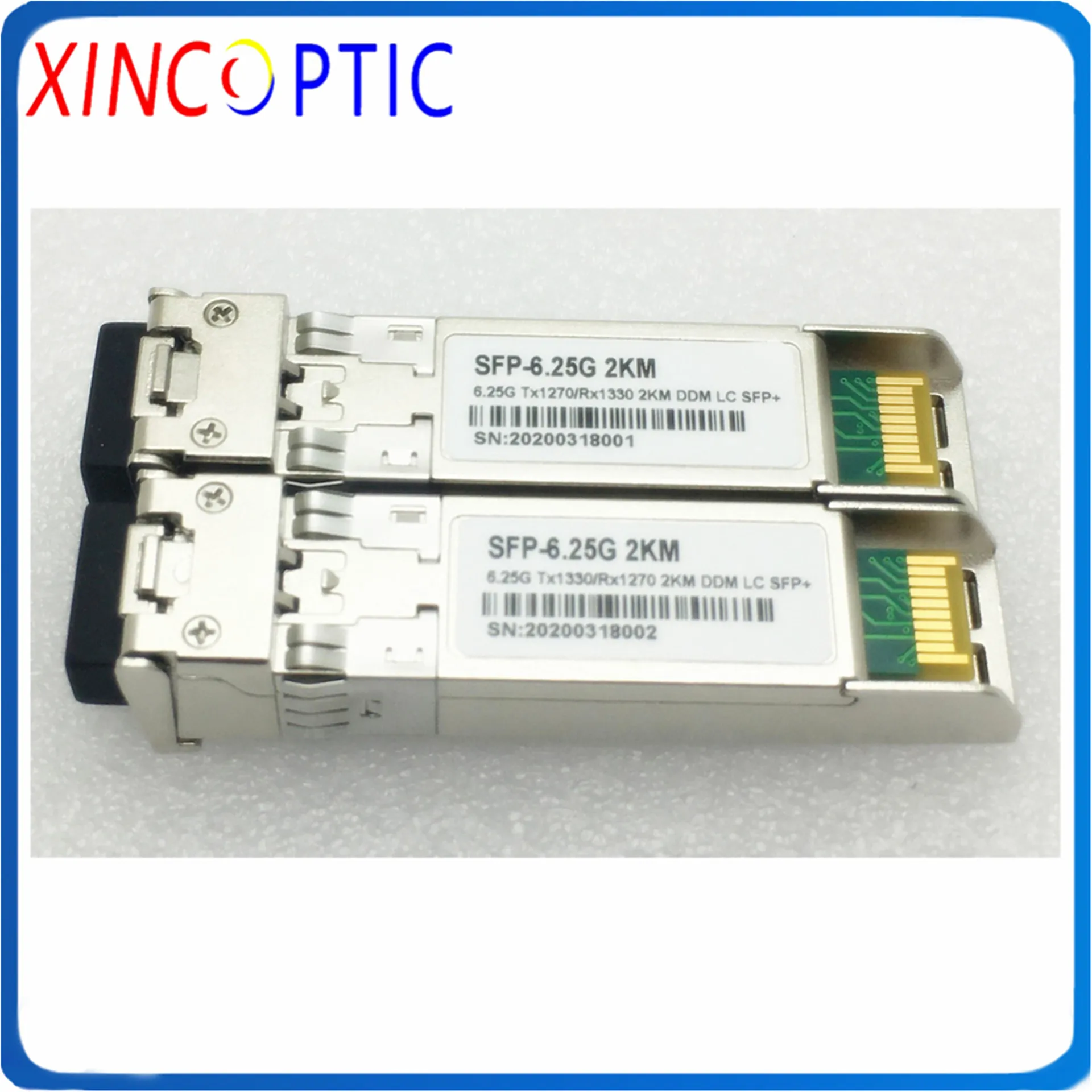 6G одноволоконный SFP + трансивер 6 25 Гбит/с 1310/1550нм 2 км WDM один режим SM BIDI DDM