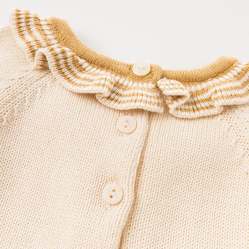 DBZ11674 осеннее платье-свитер с изображением Дейва Беллы и фруктов для маленьких