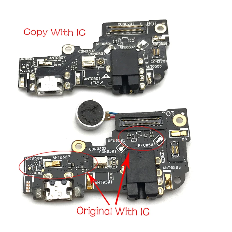 Док-станция для Asus Zenfone 4 Selfie Pro ZD552KL, USB-порт для зарядки, гибкий кабель, запасные части