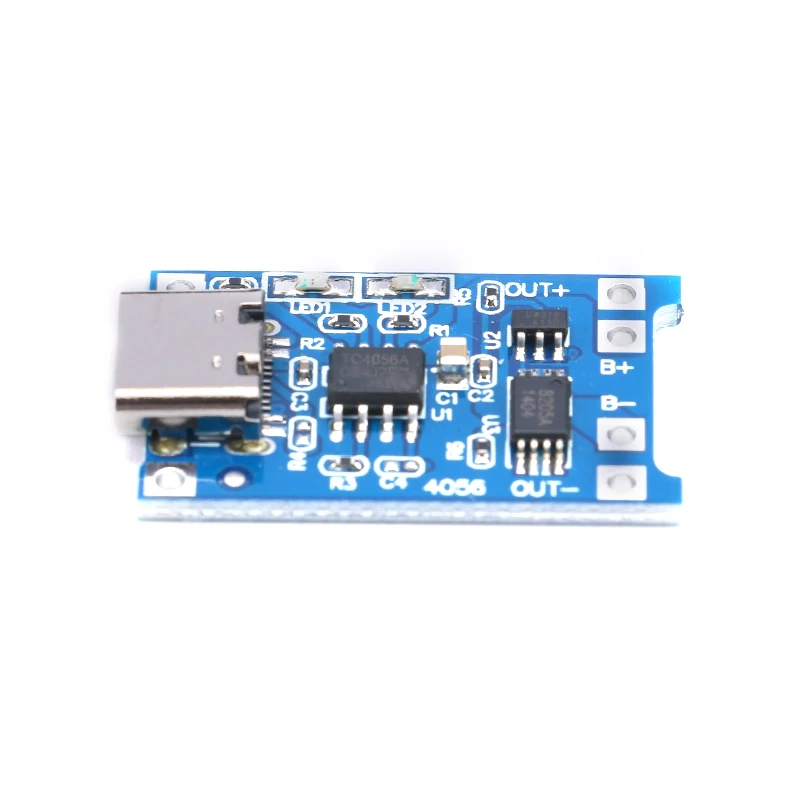 Зарядная Плата USB type-c 5 В 1 А 18650 TP4056 модуль зарядного устройства литиевой батареи