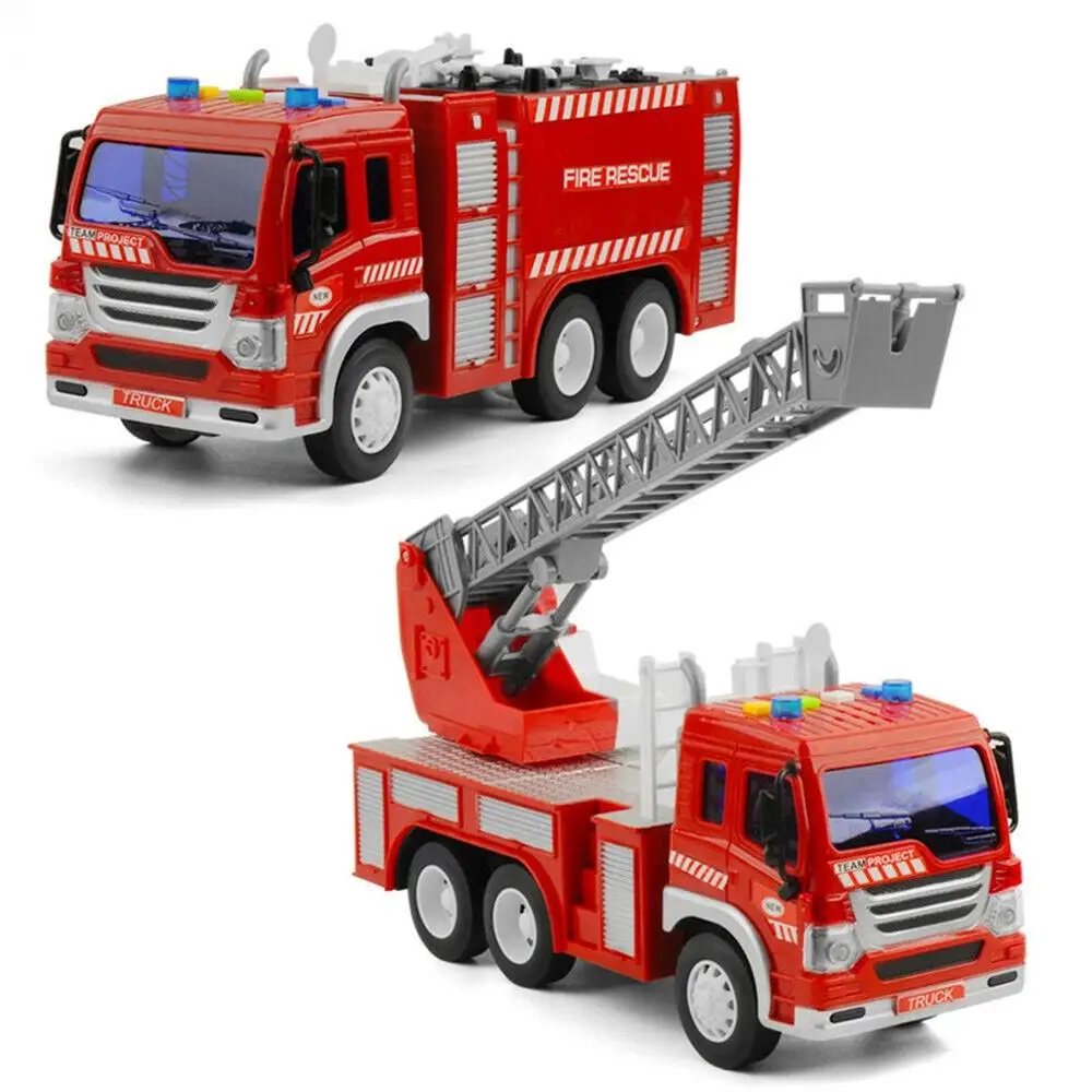 

Giant Rescue Fire Engine Truck Toy With Light Sound 1:16 Fire&safety Cars Gift Car Simulation Toy Gift