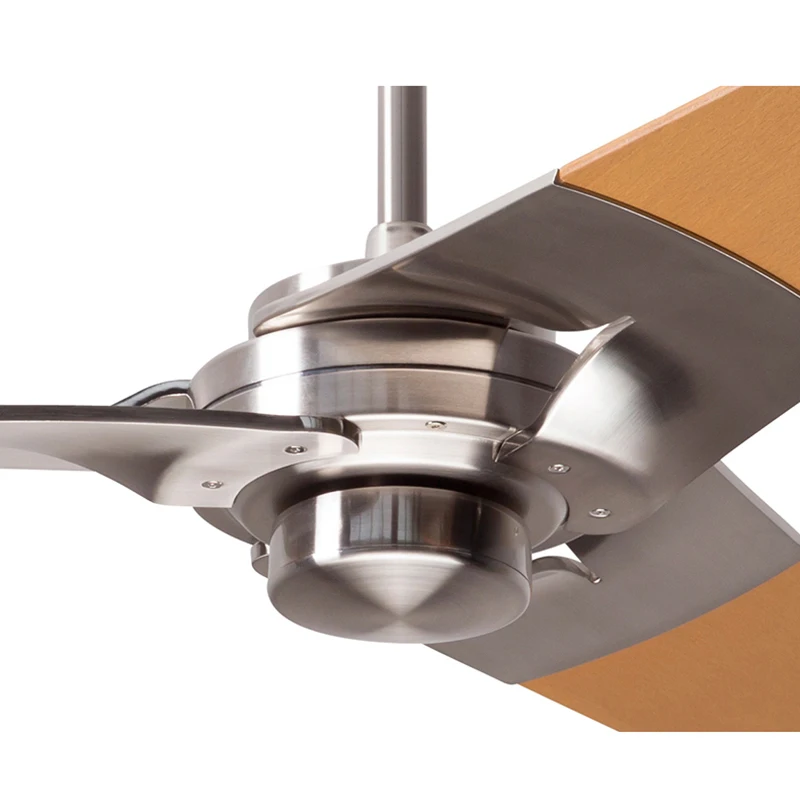 Современный светодиодный потолочный вентилятор древесины без светильник
