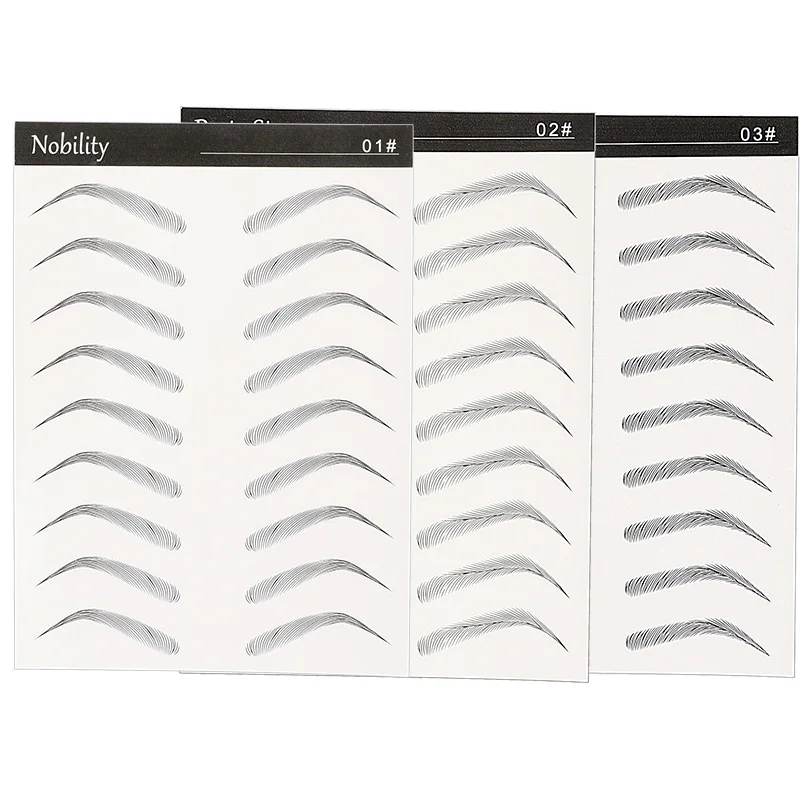 

6D eyebrow paste eyebrow paste eyebrow paste water transfer printed eyebrow embroidery