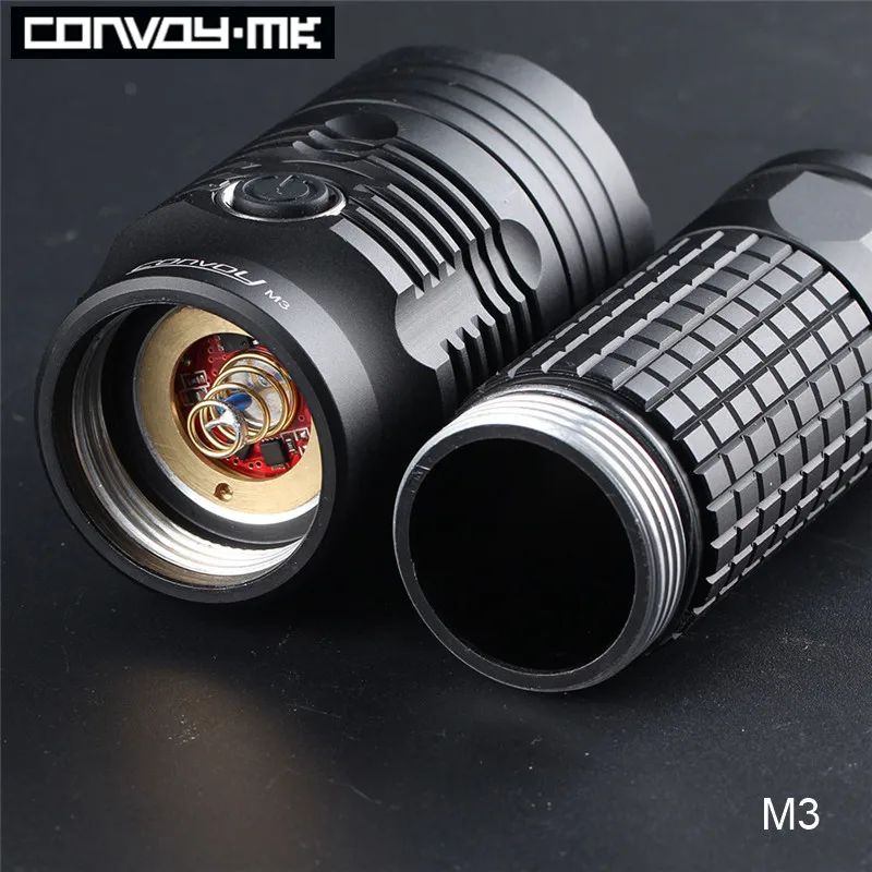 Comprare Convoglio M3 Cree XHP70.2 LED Ad Alta Potenza Della Torcia Elettrica 18650 26650 Modalità Di Memoria LED Torcia Lanterna Con Protezione Di Temperatura
