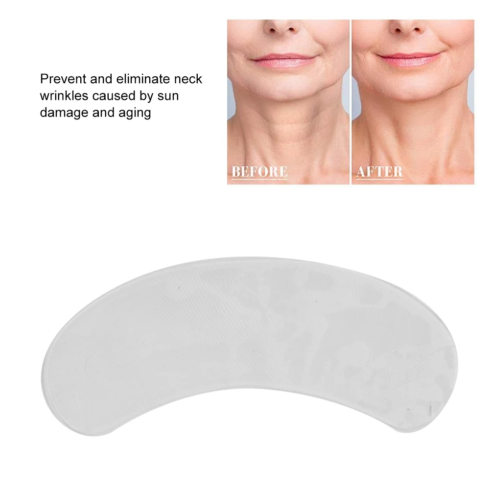 

Reusable Silicone Transparent Anti-wrinkle Aging Self-Adhesiv Neck Pad Lifting Neck Care Pad Beauty Tools Washable Non-Toxic