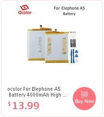 Ocolor для Elephone A5 ЖК-дисплей и сенсорный экран с рамкой+ пленка для сборки+ Инструменты+ клей для Elephone A5