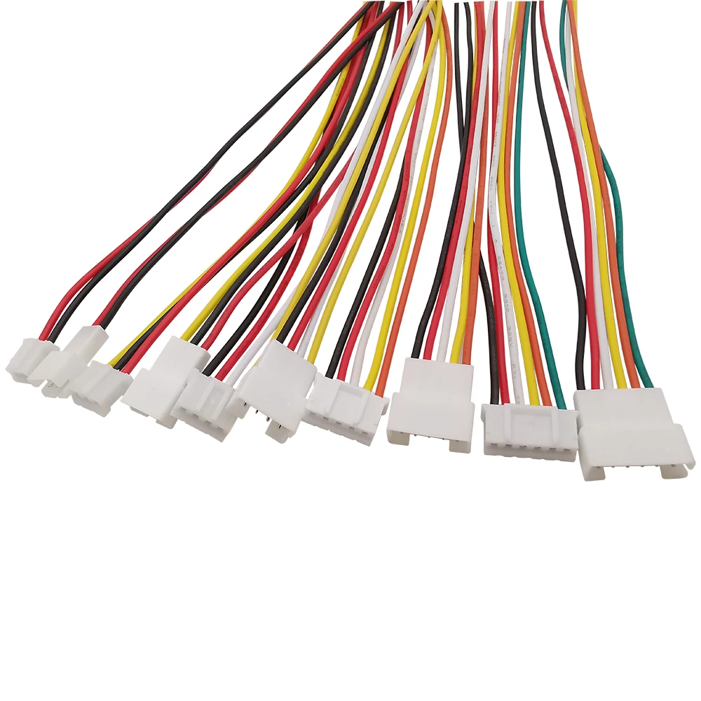 2/5/10 Пара Micro JST PH2.0 PH2 2p 3p 4p 5p 6p Штекерный гнездовой соединительный кабель PH 2 0