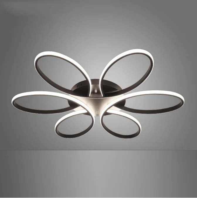 

Современные светодиодные люстры гостиная, спальня столовой чехлы для дистанционный пульт высокая яркость люстра внутреннего освещения ро...