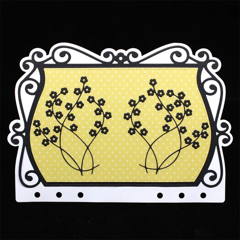 ZFPARTY цветочный планировщик штампы металлические режущие трафареты для DIY