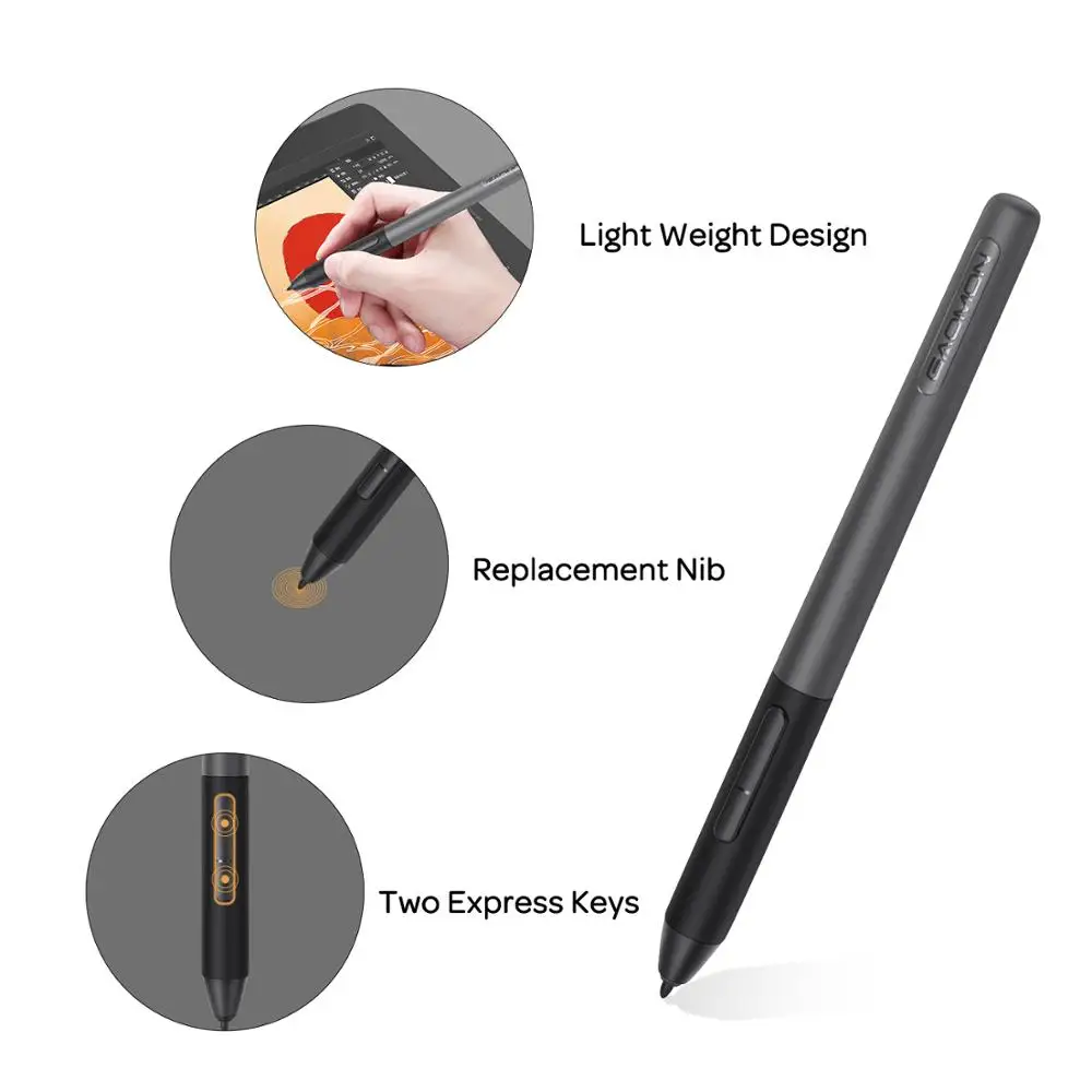 

ArtPaint AP50 Battery-Free Stylus with 8192 Levels Pen Pressure Only for PD1161/PD1561 /PD156 Pro Pen Display