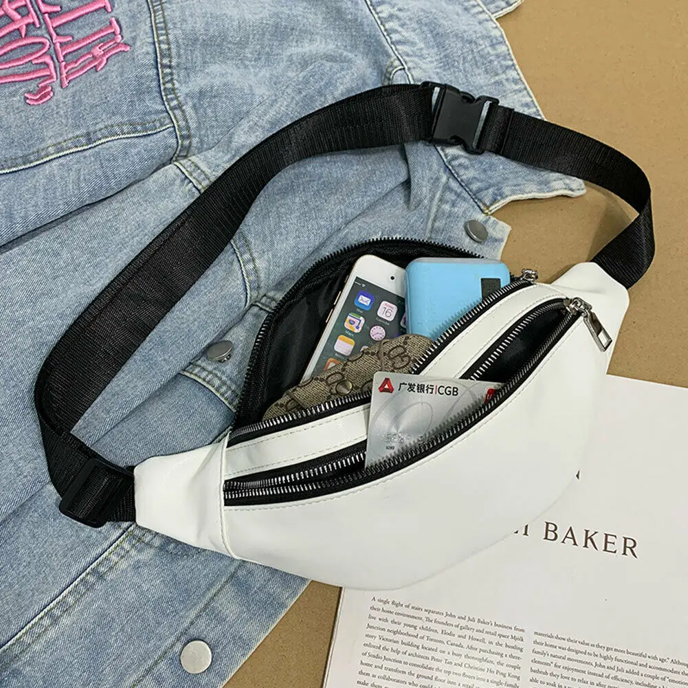 Забавная поясная сумка для женщин праздничная нагрудная сумочка на молнии