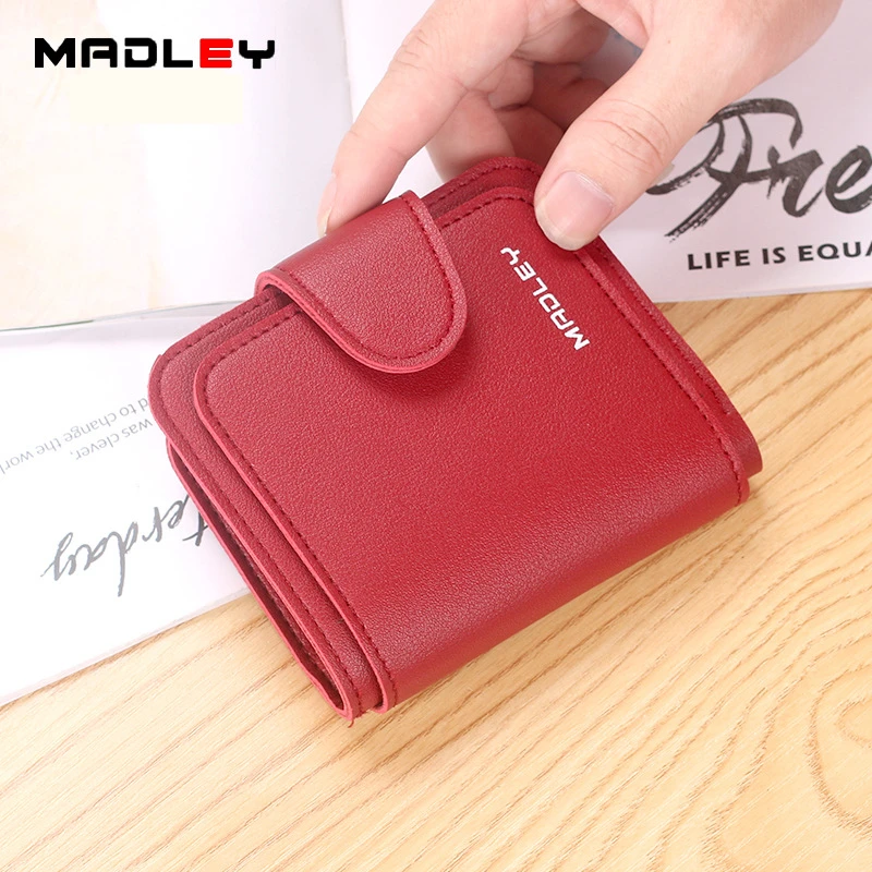 

Новый женский кошелек на застежке 2020, Модный корейский Дамский кошелек, маленькие кошельки, женские кошельки, держатель для карт, кошелек из...