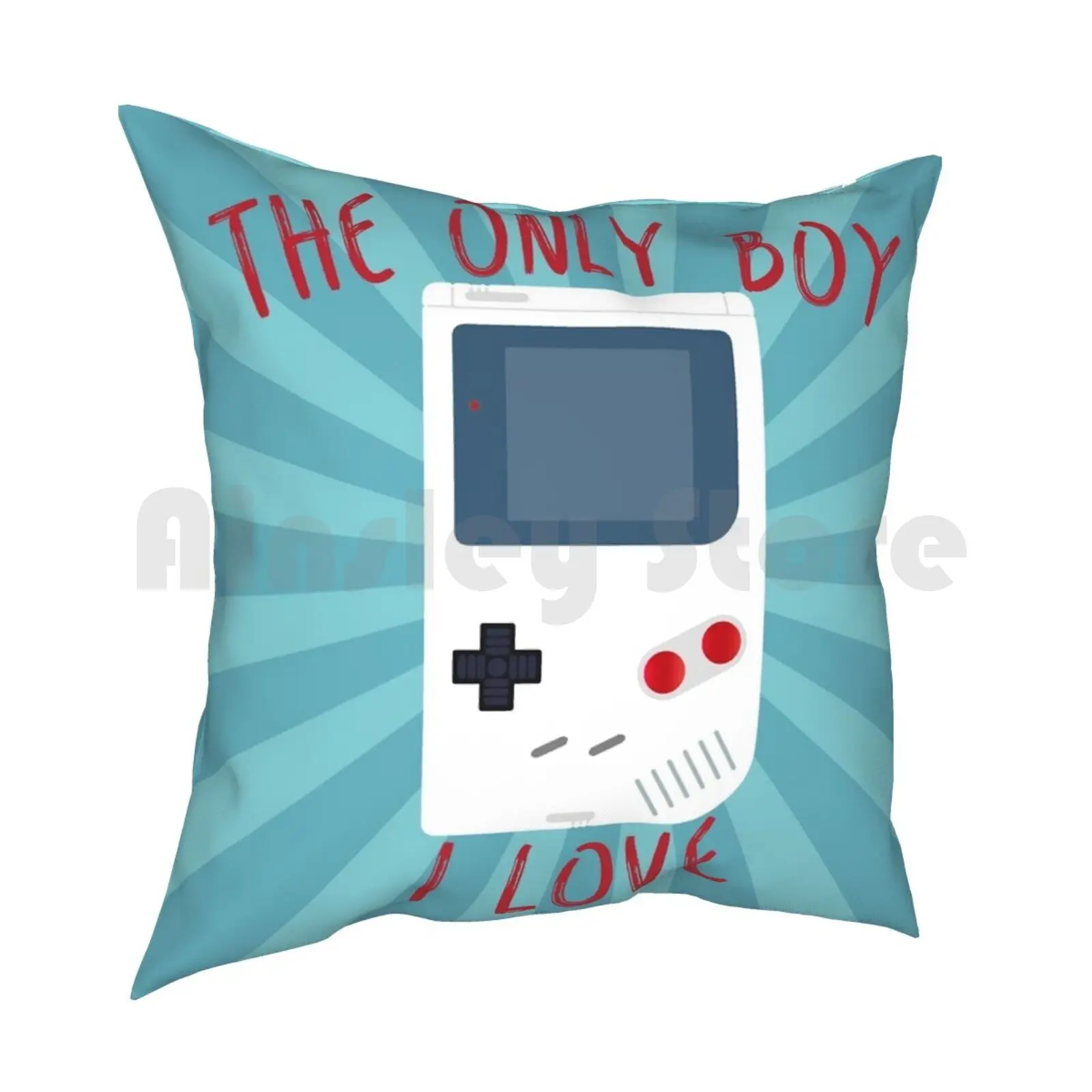 Единственный мальчик который я люблю! Подушка Чехол с принтом домашняя мягкая