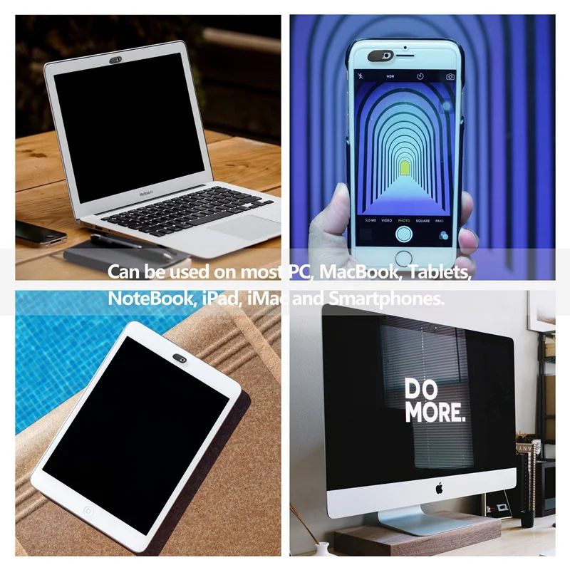 

3Pcs WebCam Cover Shutter Magnet Slider Plastic Camera Cover for IPhone 7 Xr 11PC Laptops Mobile Phone Lens Privacy Sticker