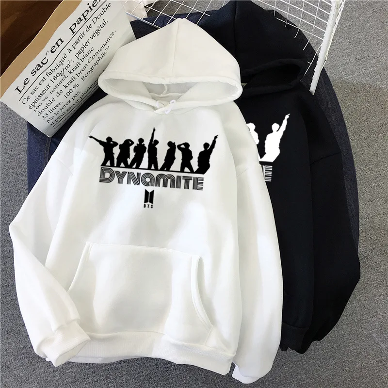 

Толстовка Bangtan Boys с динамтом, Свободный свитшот с длинным рукавом для мужчин и женщин, коллекция 2021 года, женские зимние повседневные топы св...