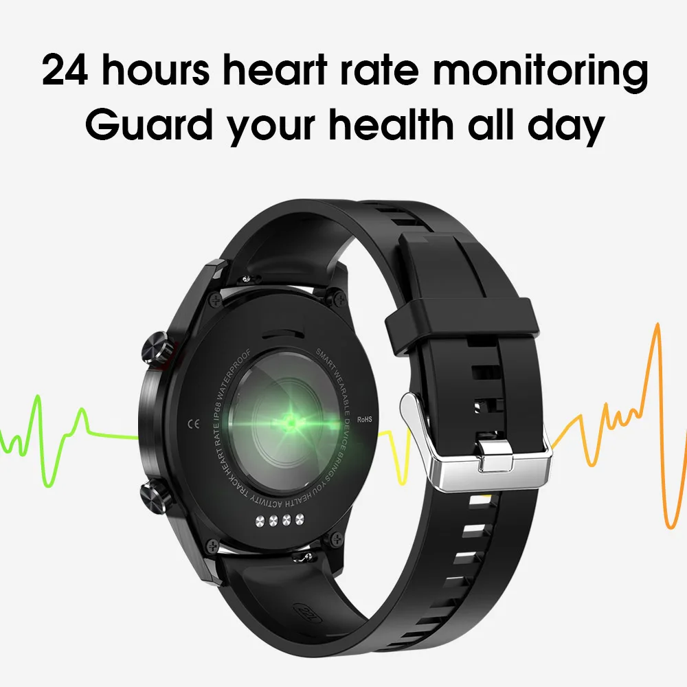 2020 L13 Ecg Смарт-часы для мужчин 24 часа мониторинг сердечного ритма Bluetooth спортивный