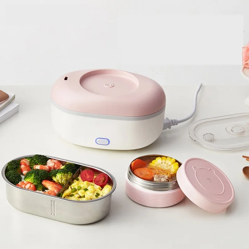 Электрическая рисоварка 220 В многофункциональный Электрический Ланч-бокс с