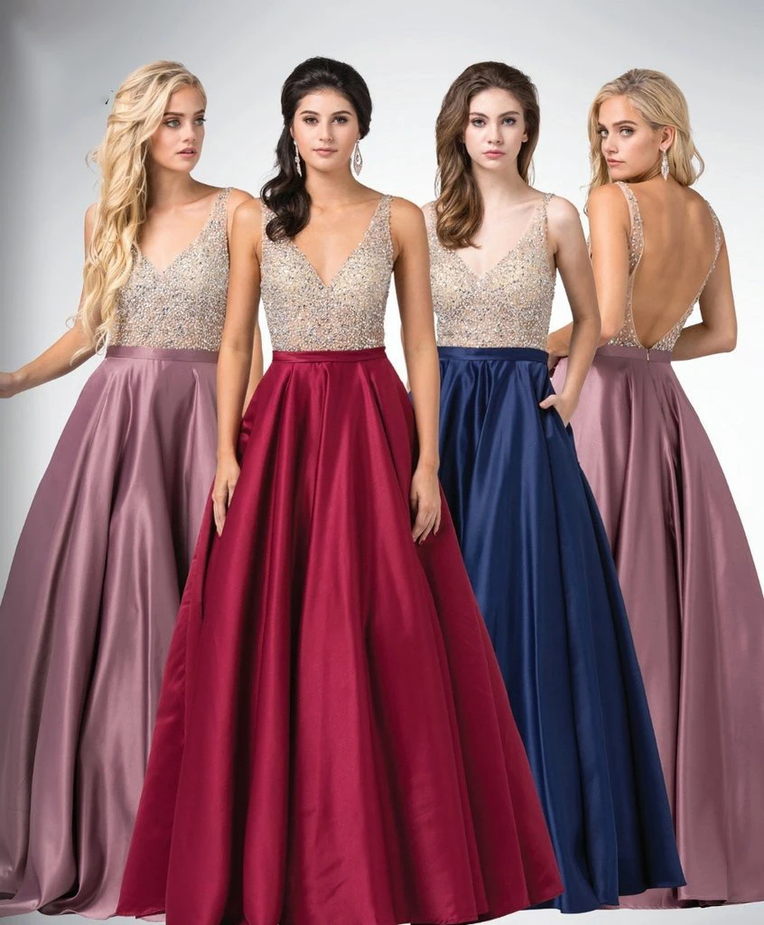 

Сексуальное вечернее платье, расшитое блестками, Robe De Soiree 2019, с v-образным вырезом, без рукавов, с длинным рукавом, с боковыми карманами, с отк...