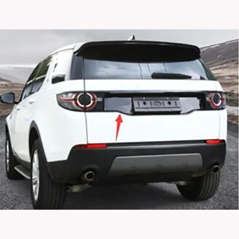 16-18 для Land Rover Discovery Sport Модифицированная задняя дверь, лицензия, черная Нижняя рамка SVR, закрывающая резервную коробку, декоративная ручка
