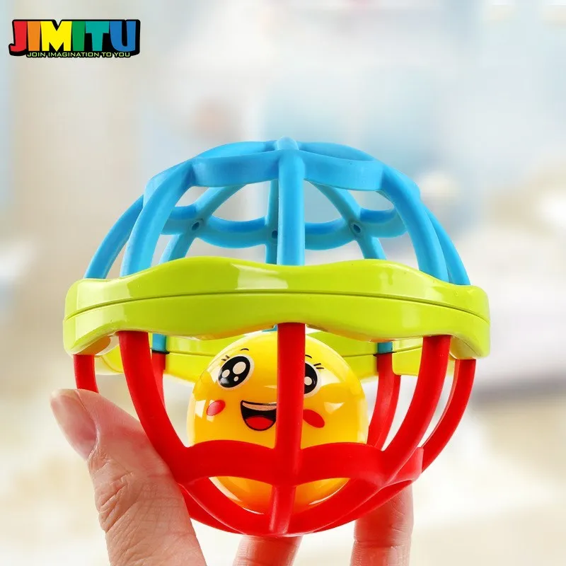 Детский мячик JIMITU погремушки для младенца Развивающие детские игрушки
