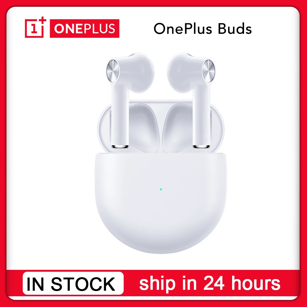 Оригинальные беспроводные наушники OnePlus Buds TWS Bluetooth 5 0 экологичное Шумоподавление