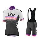 Комплект велосипедной одежды LIV, 2020, женская одежда для велоспорта, профессиональная команда, Ropa Ciclismo Mujer, комплект с коротким рукавом для горного велосипеда, Maillot Ciclismo