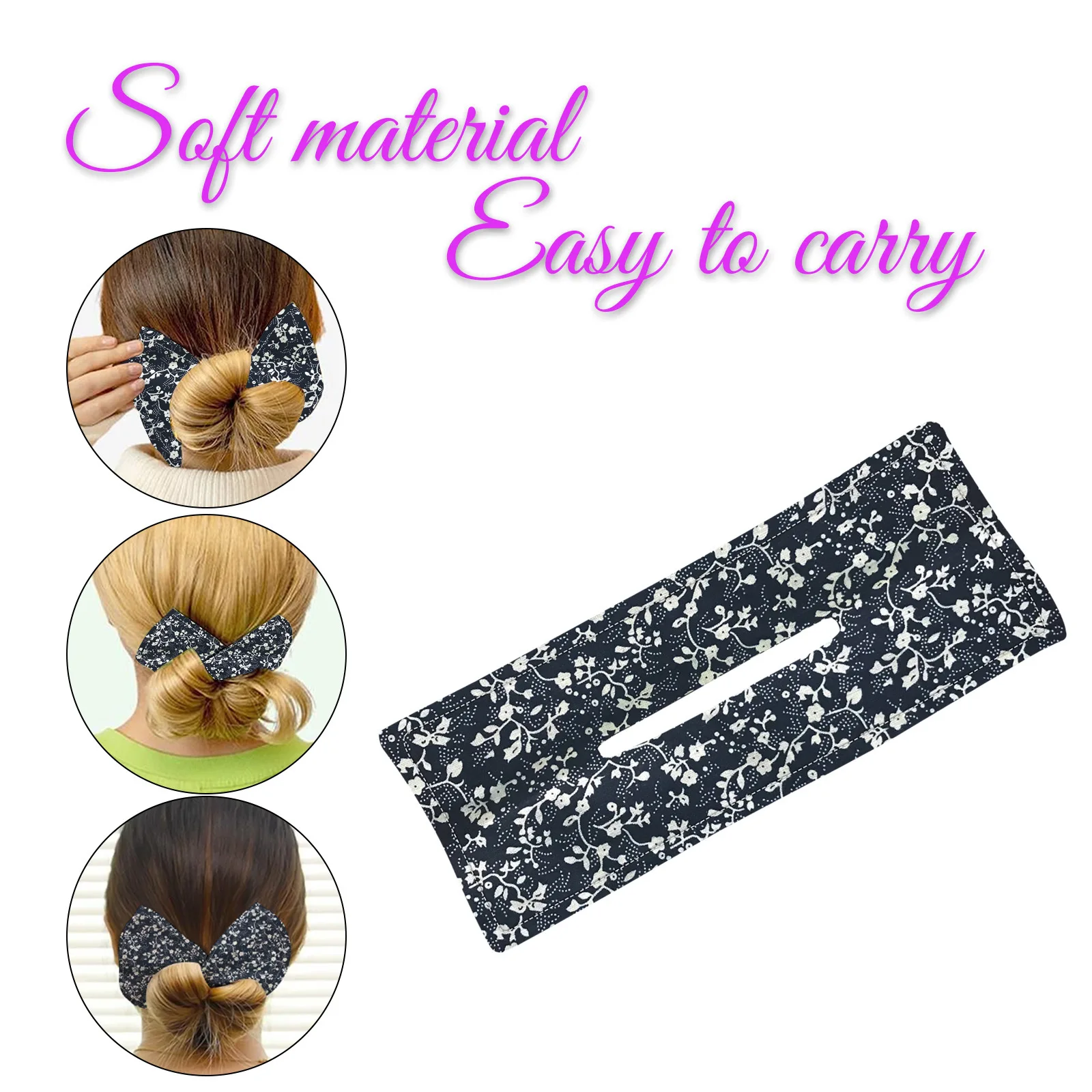 

Deft Bun for Hair 1/6pcs Girl's Hair Bun Maker French Twist Hairstyle Donut Bun Former Maker Hairstyle Must-haves Tool FOU99