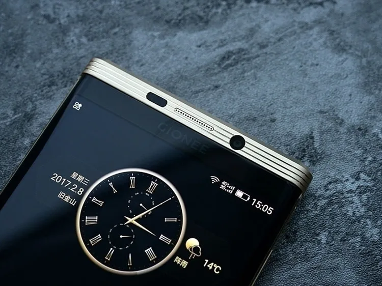 Gionee M2017 4G LTE Бизнес мобильный телефон 7000 мАч Fingerprien Android 6,0 5," AMOLED 2560x1440 смартфон