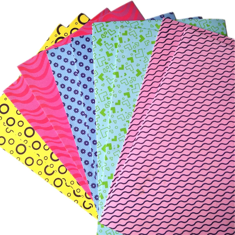1.8mm Color Printed Sponge Eva Foam Paper Scrapbooking Crafts Kindergarten Handicraft Diy Materials Wedding Party Suppliers |