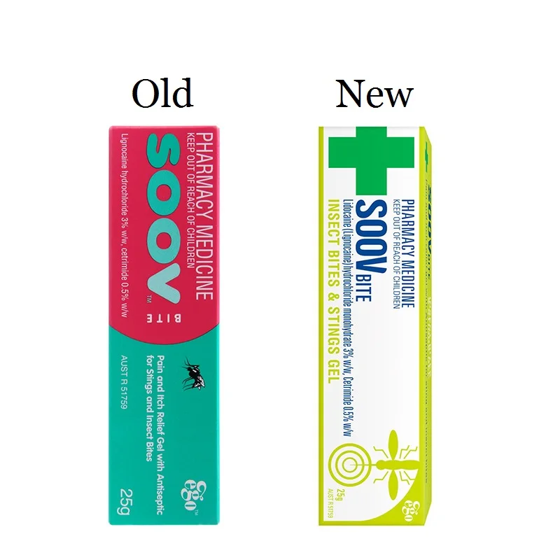 Эго кусачки от насекомых 25 г Австралия быстрое облегчение укусов зуда подходит