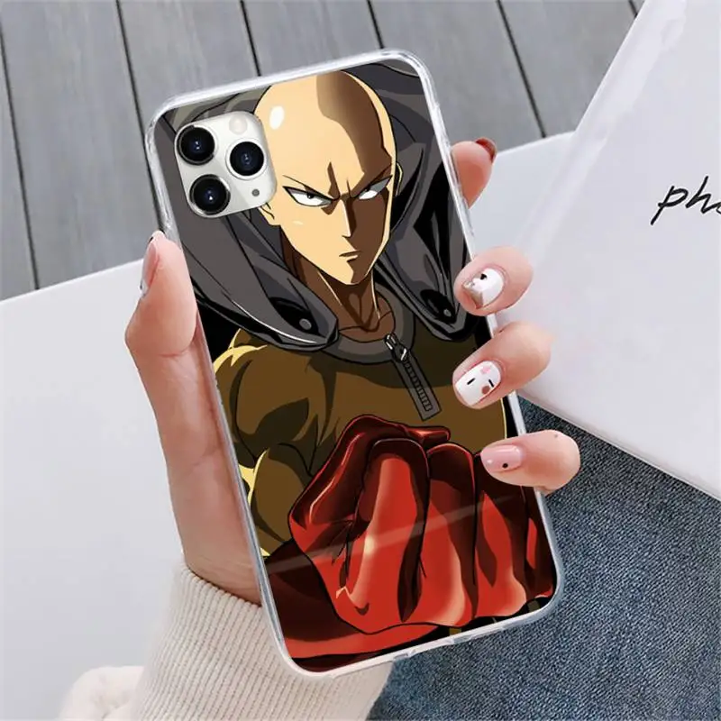 

One-Punch Man Anime Phone Case For iphone 12 5 5s 5c se 6 6s 7 8 plus x xs xr 11 pro max mini