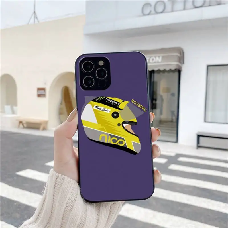 

Phone Case For Iphone 6 6s 7 8 Plus XR X XS XSmax 11 12 Pro Mini Max Black Soft Silicone Fernando Alonso