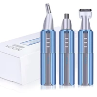 3 in 1 nooa new electric nose hair trimmer for men haircut nose sideburn eyebrow trimmer for nose and ear hair clippers