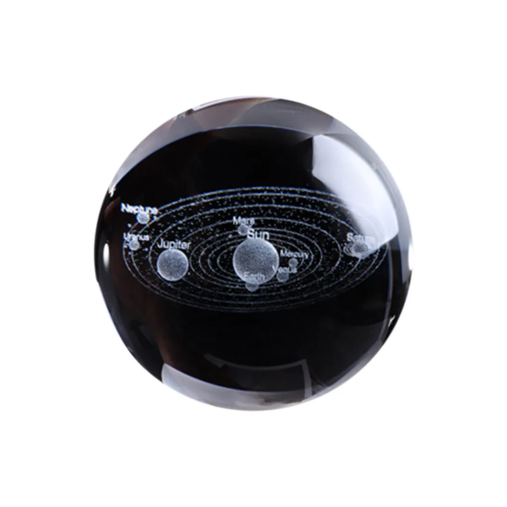 3D Вселенная астральный прозрачный шар модель планеты лазерная гравировка