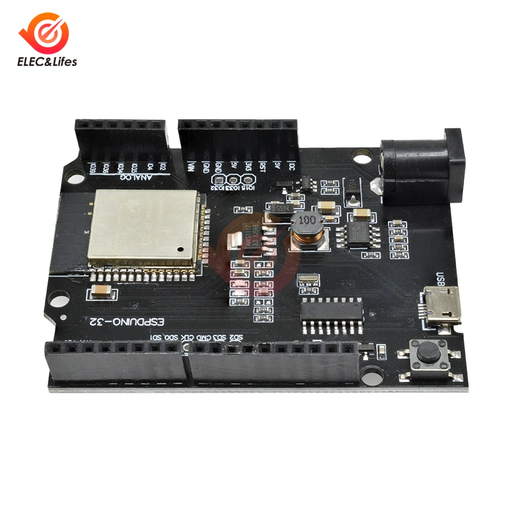 Для Arduino TTGO UNO D1 R32 ESP32 ESP-32 Bluetooth+ WiFi макетная плата CH340 Wemos D1 Mini с интерфейсом Micro USB 5-12 В