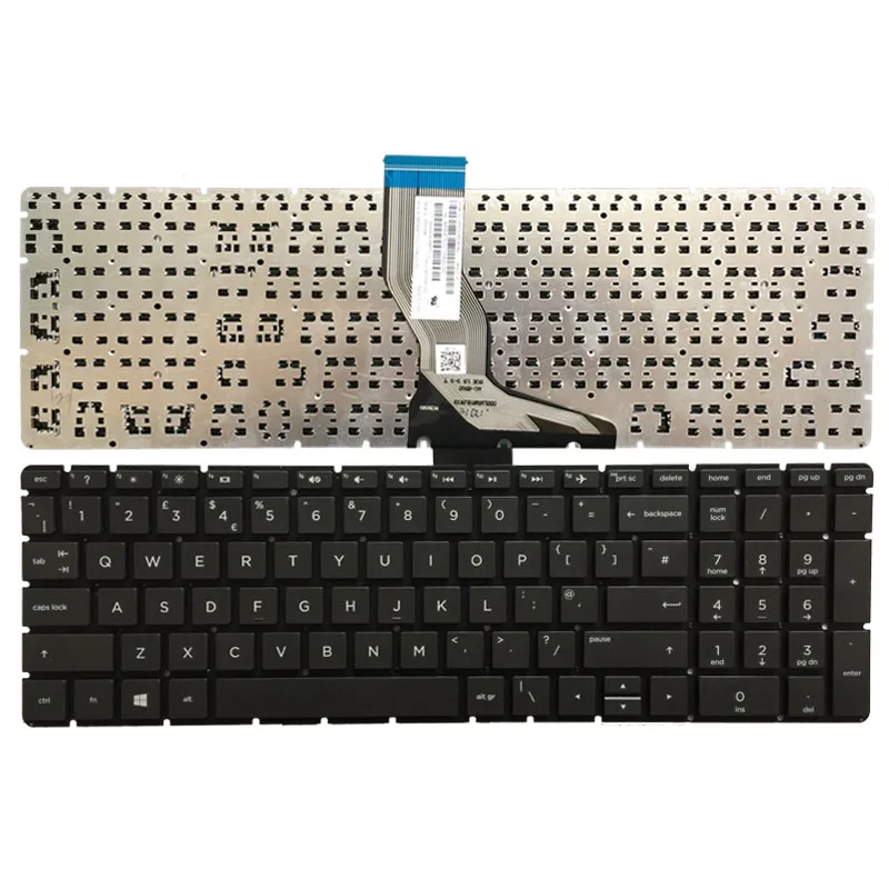 

UK black laptop keyboard for HP 17-AK 17-AK013DX 17-BS 17-BS018CA 17-BS043CL 17-AR keyboard