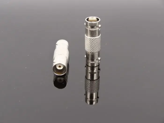 

10 шт./лот разъем BNC «Мама-мама», встроенный соединитель, коаксиальный разъем BNC, удлинитель для камеры видеонаблюдения, AHD, камеры видеонаблюдения